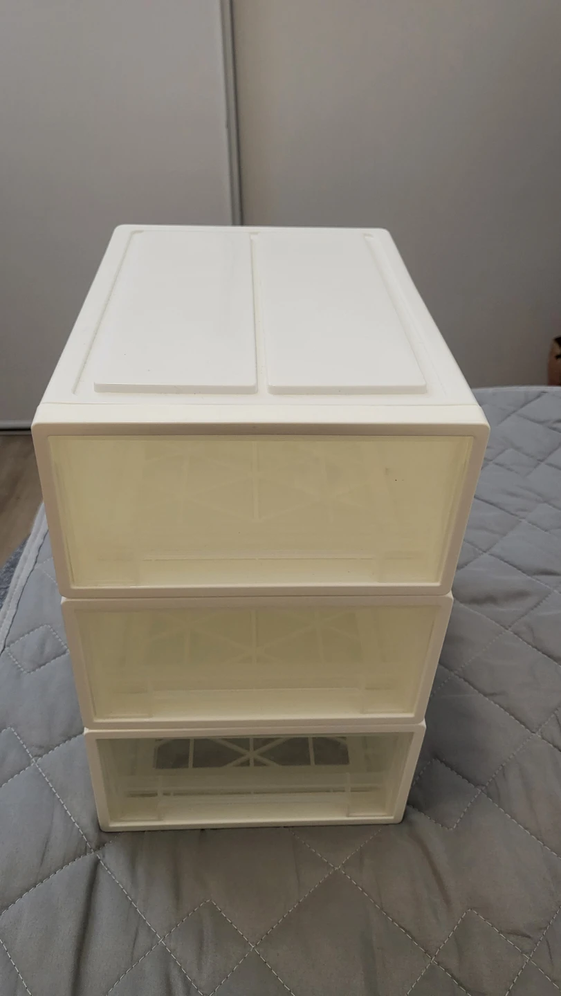 Mini White 3-Drawer Storage Organizer - photo 2