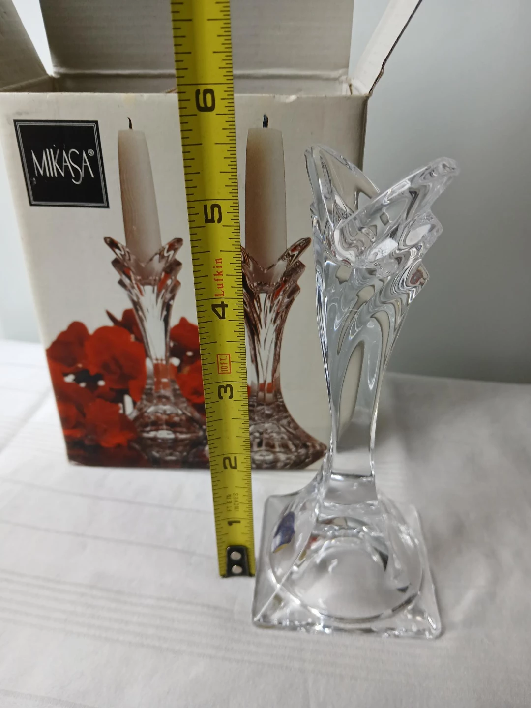 A pair of Mikasa Crystal Candle Holders. Pick up only.