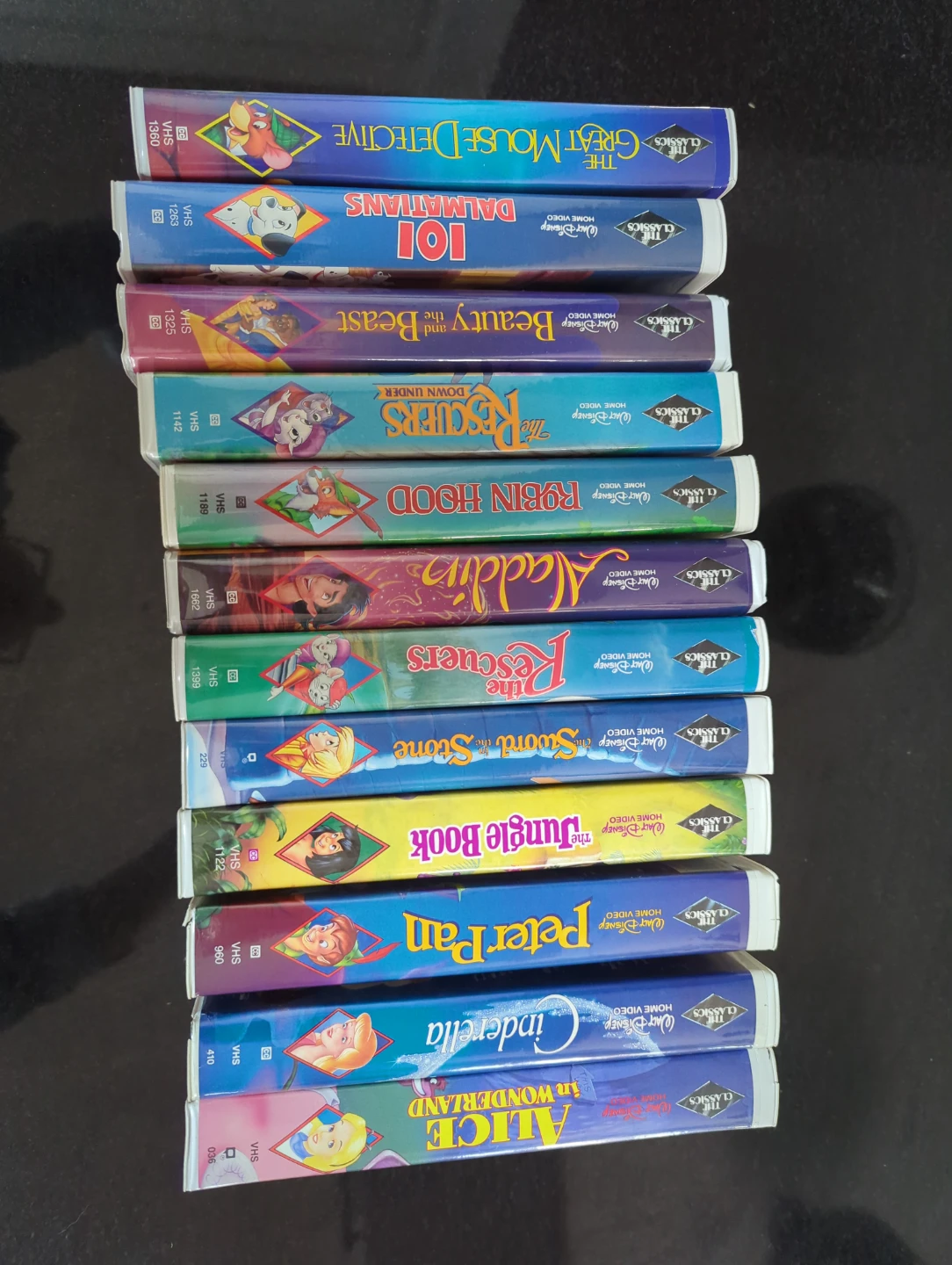 Disney Classic VHS Movie Collection