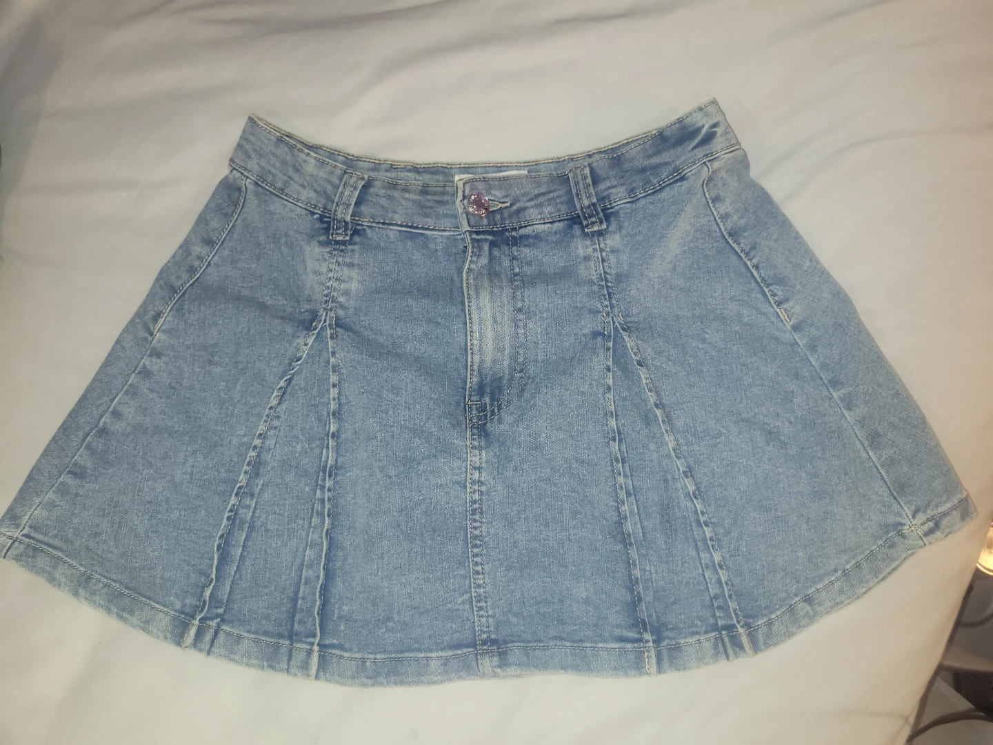 Blue notes DENIM High Rise Mini Skirt