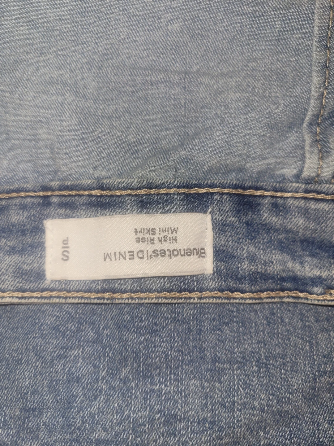 Blue notes DENIM High Rise Mini Skirt - photo 3