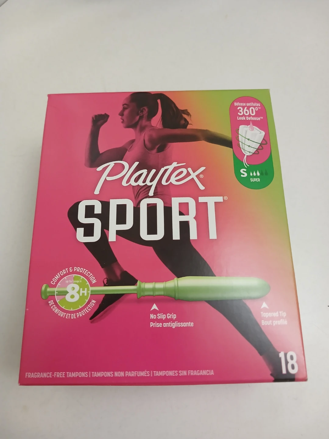 Playtex Sport Super Tampons - 18 count