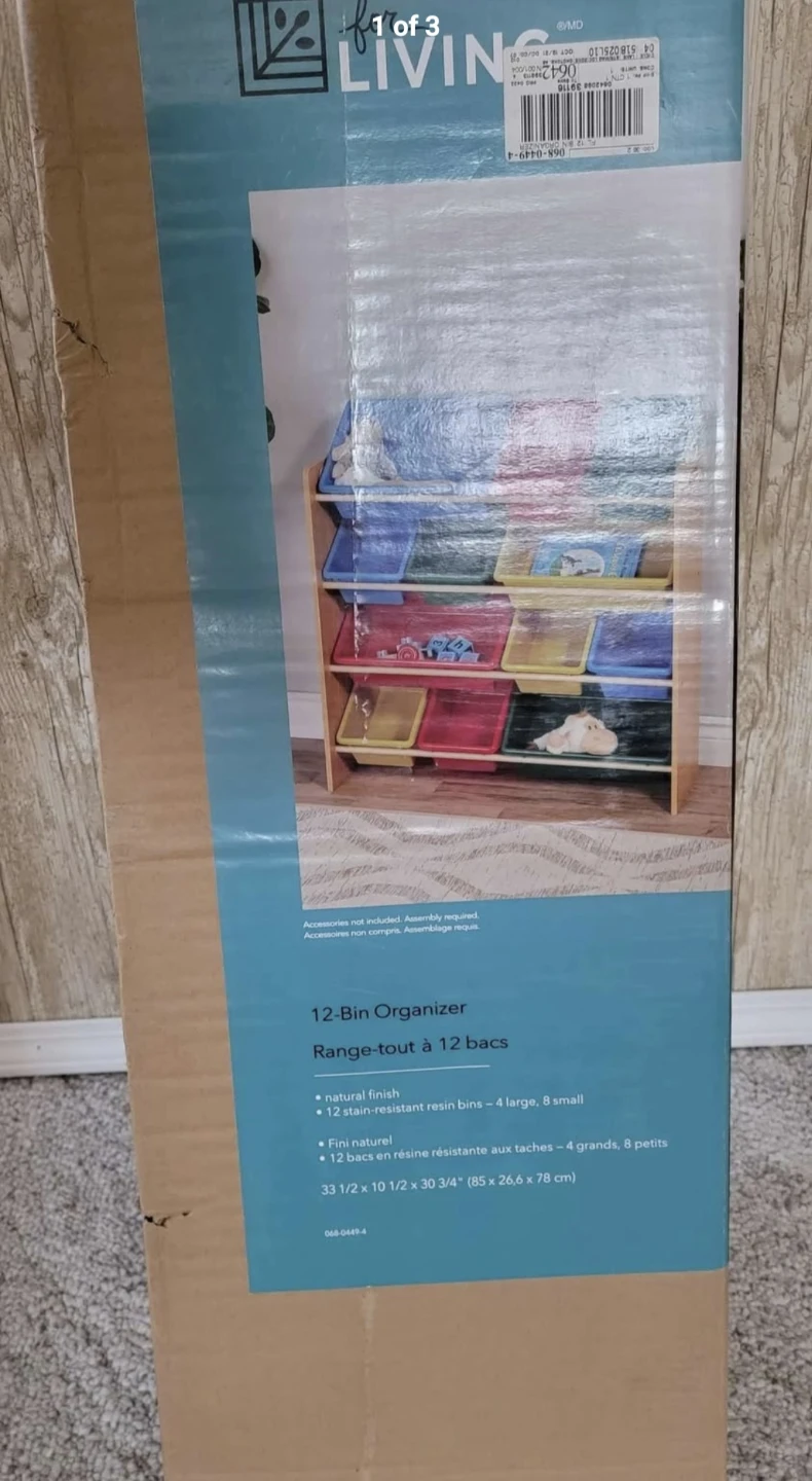 12-Bin Organizer Storage Shelf - Great Kids Toys & Storage. - photo 3