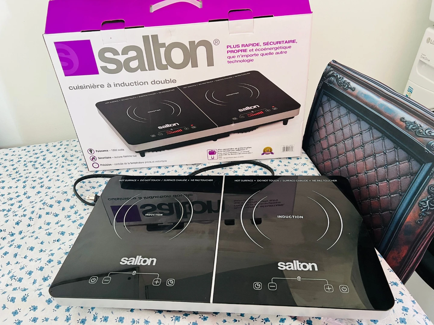 Salton double induction  cooktop - Like new