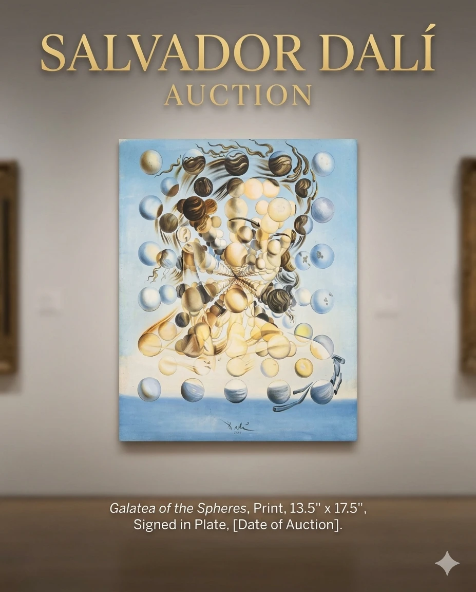 "Galatea of the Spheres" (1952) by Salvador Dalí