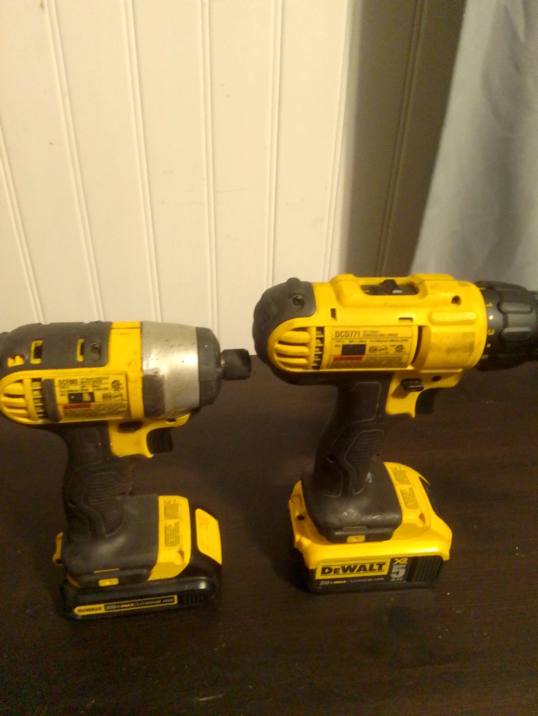 DeWalt drills with batterys