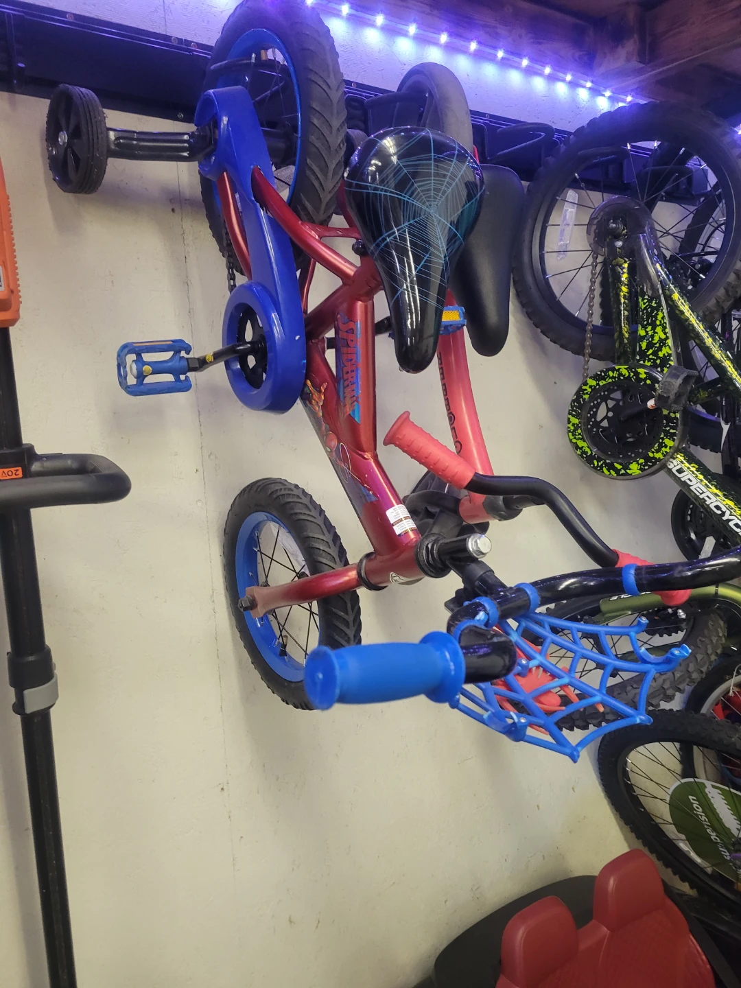 Kids Spider-Man Training Bicycle