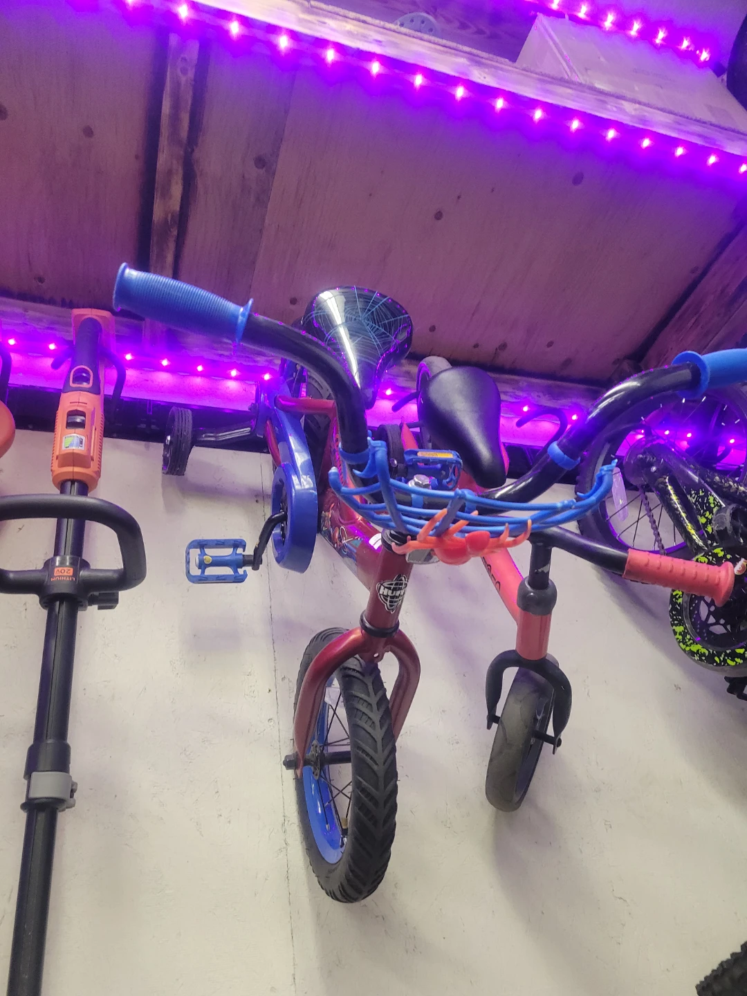 Kids Spider-Man Training Bicycle - photo 2