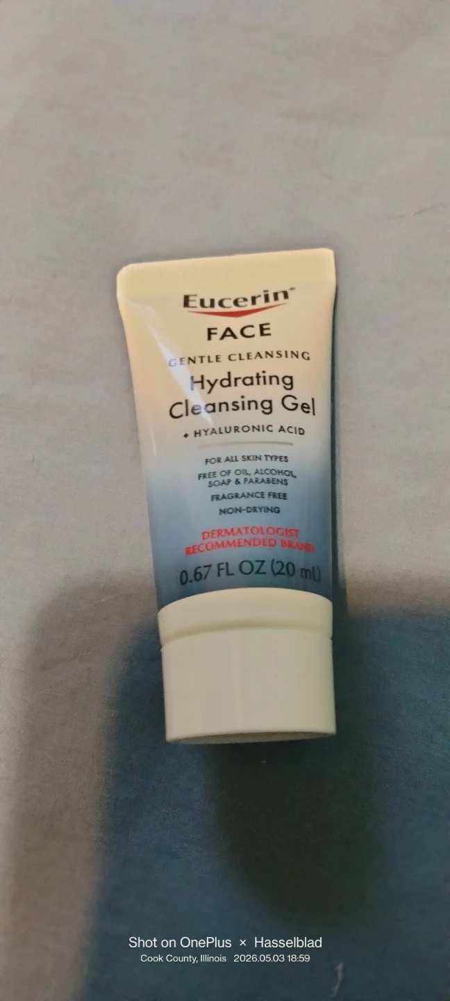Eucerin Face Hydrating Cleansing Gel (20ml) - Pack of 11