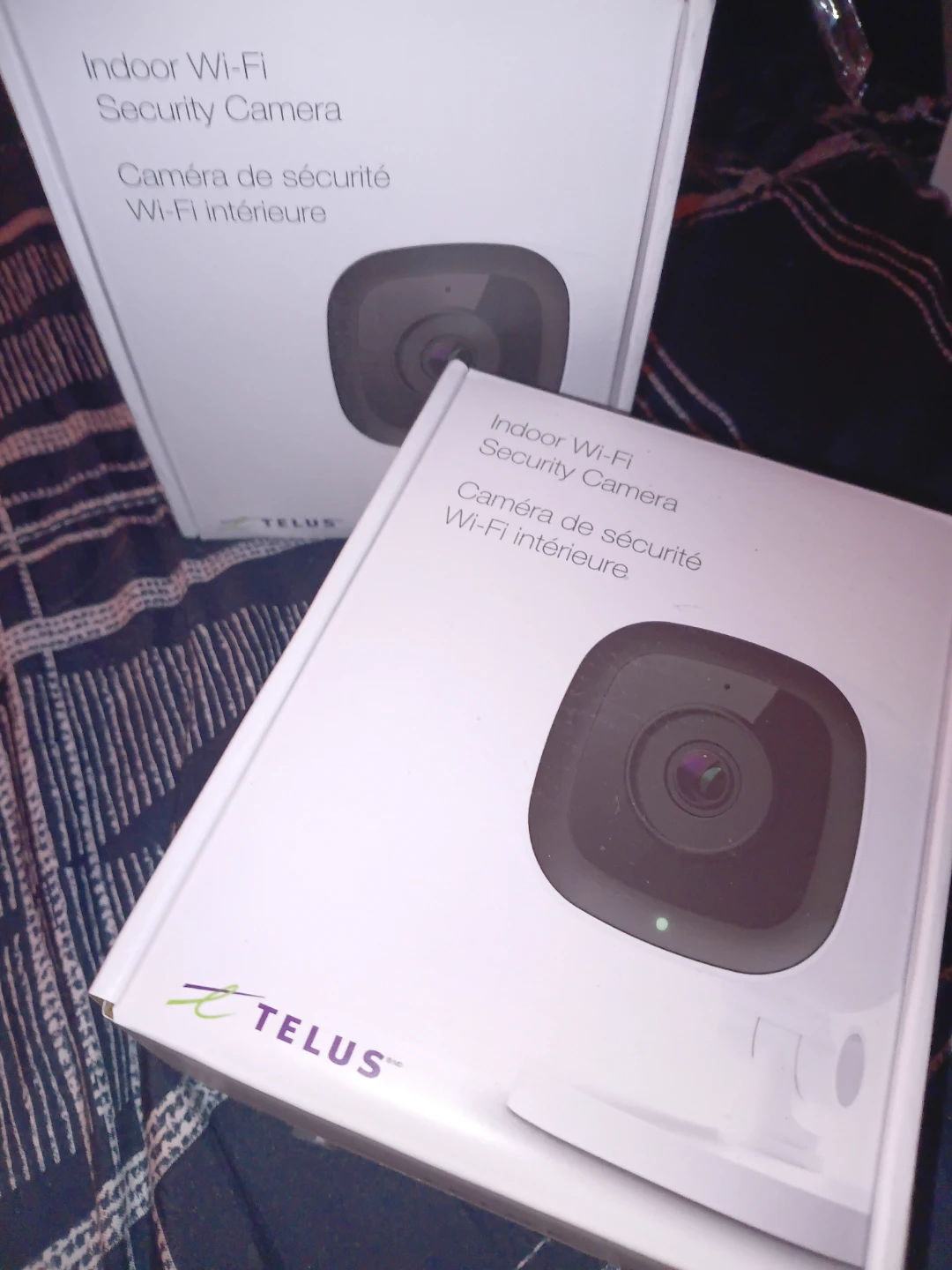 2 BNIB Telus Indoor Wi-Fi Security Camera