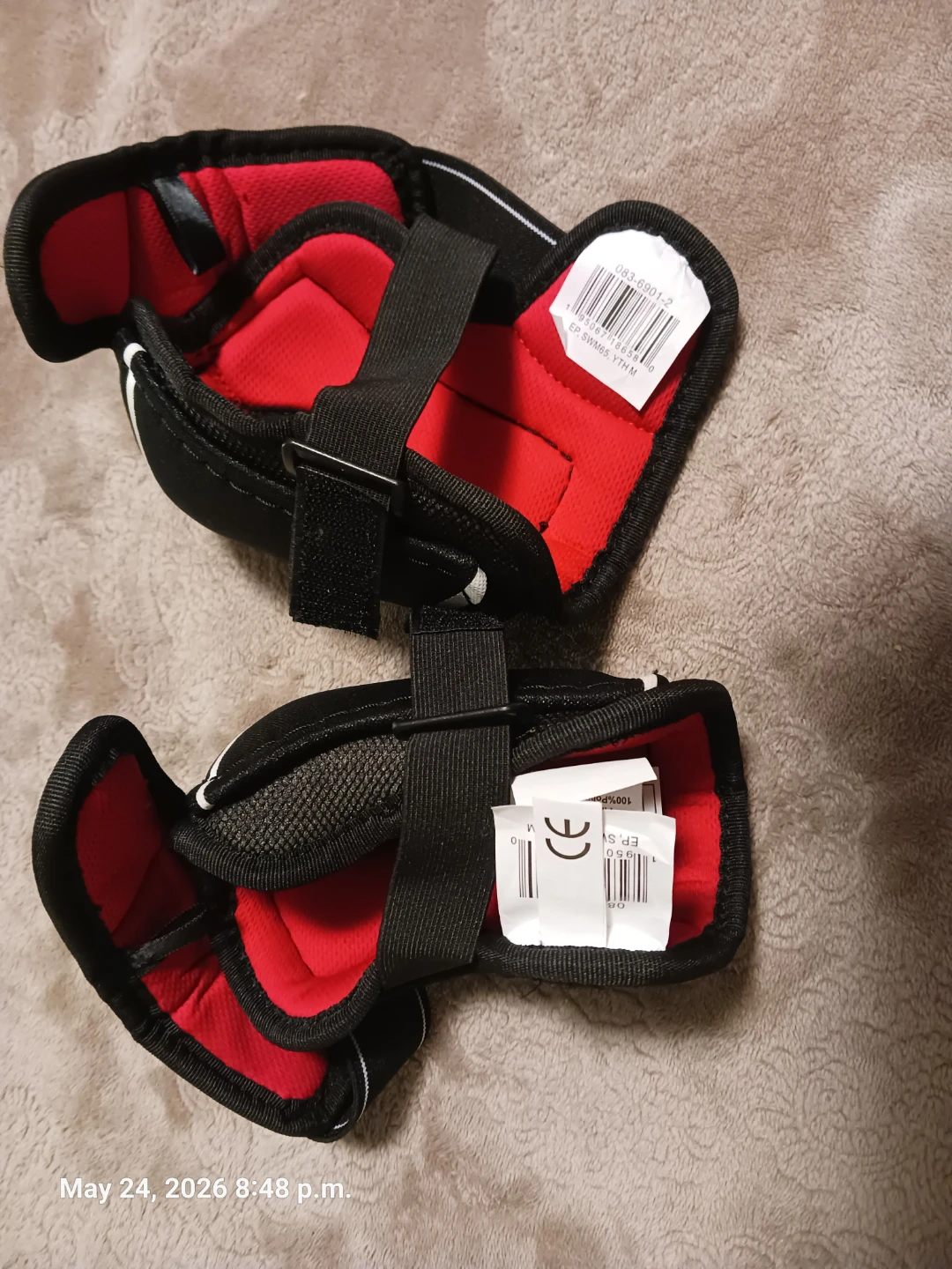 Kids Sherwood Hockey Elbow Pads - photo 2