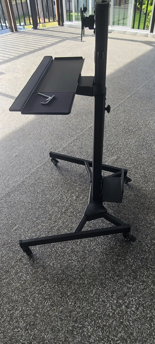 MOUNT-IT! Mobile Workstation Monitor Mount MI-7985