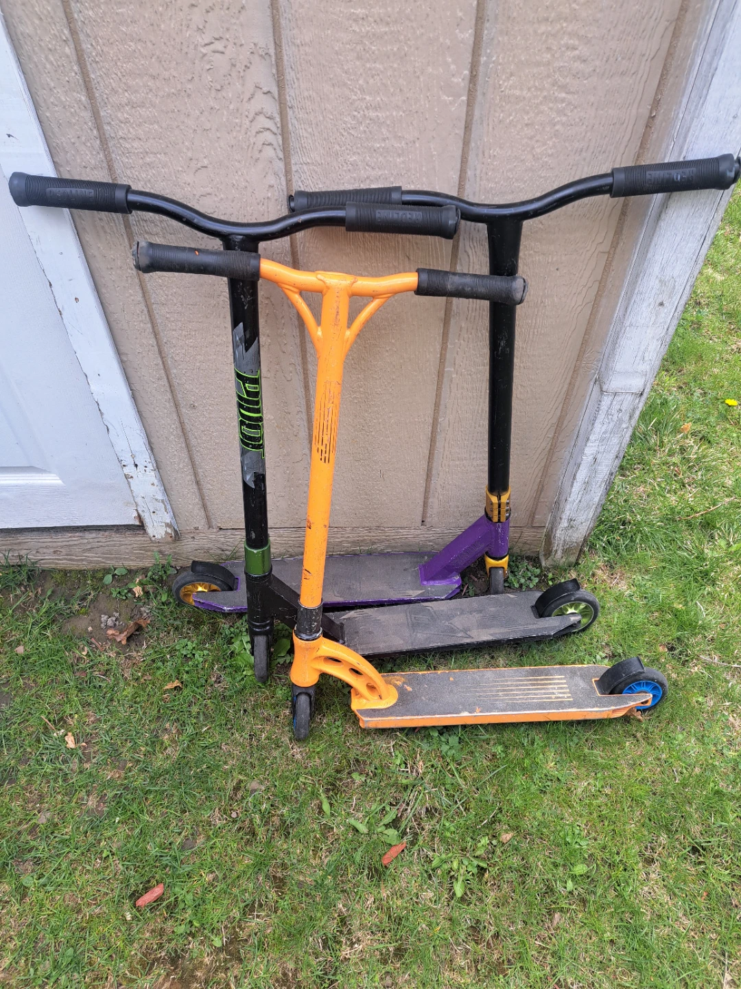 3  Scooters - Orange, Black, Purple - photo 3