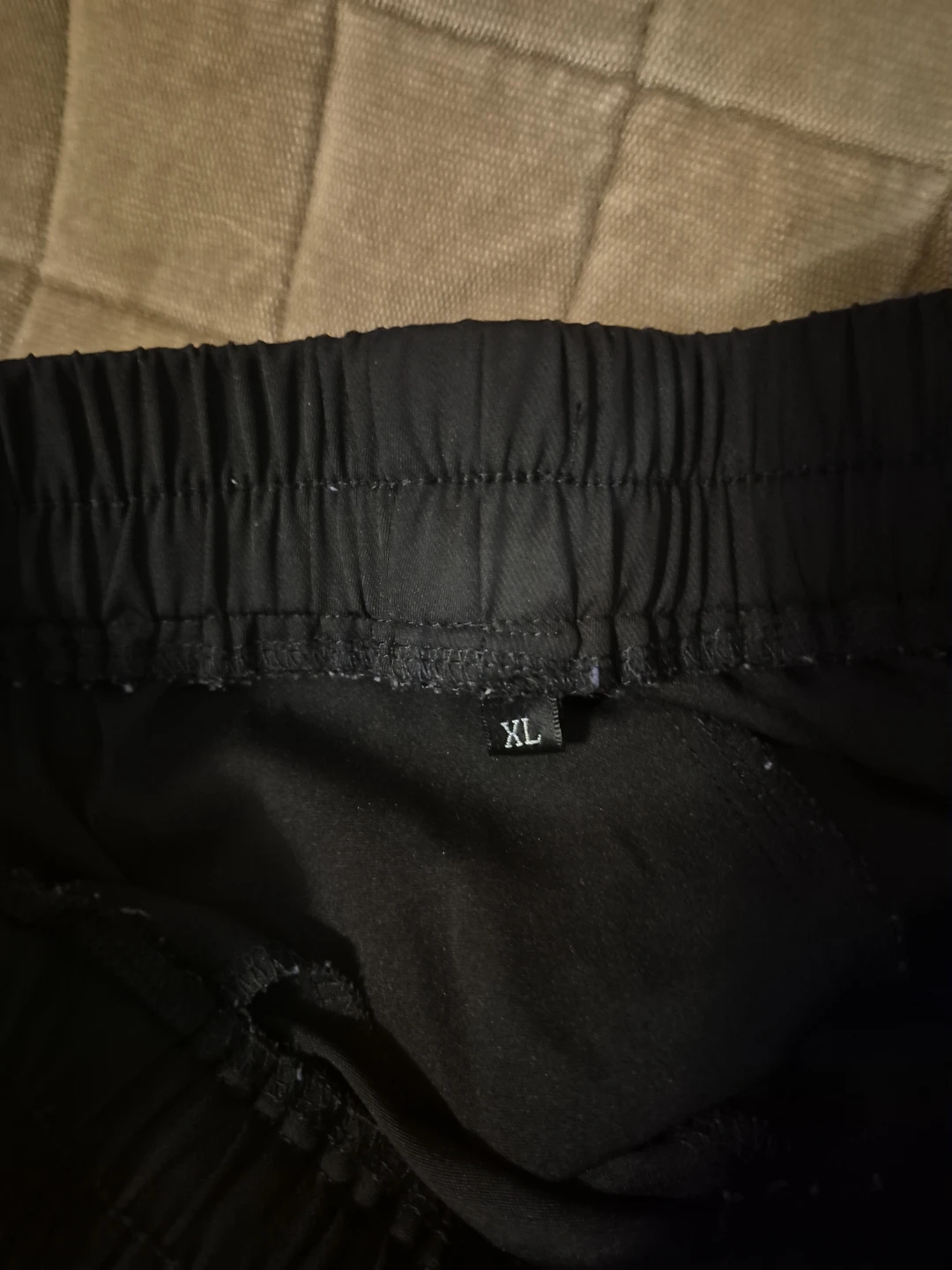 XL green striped black pants breathable - photo 4