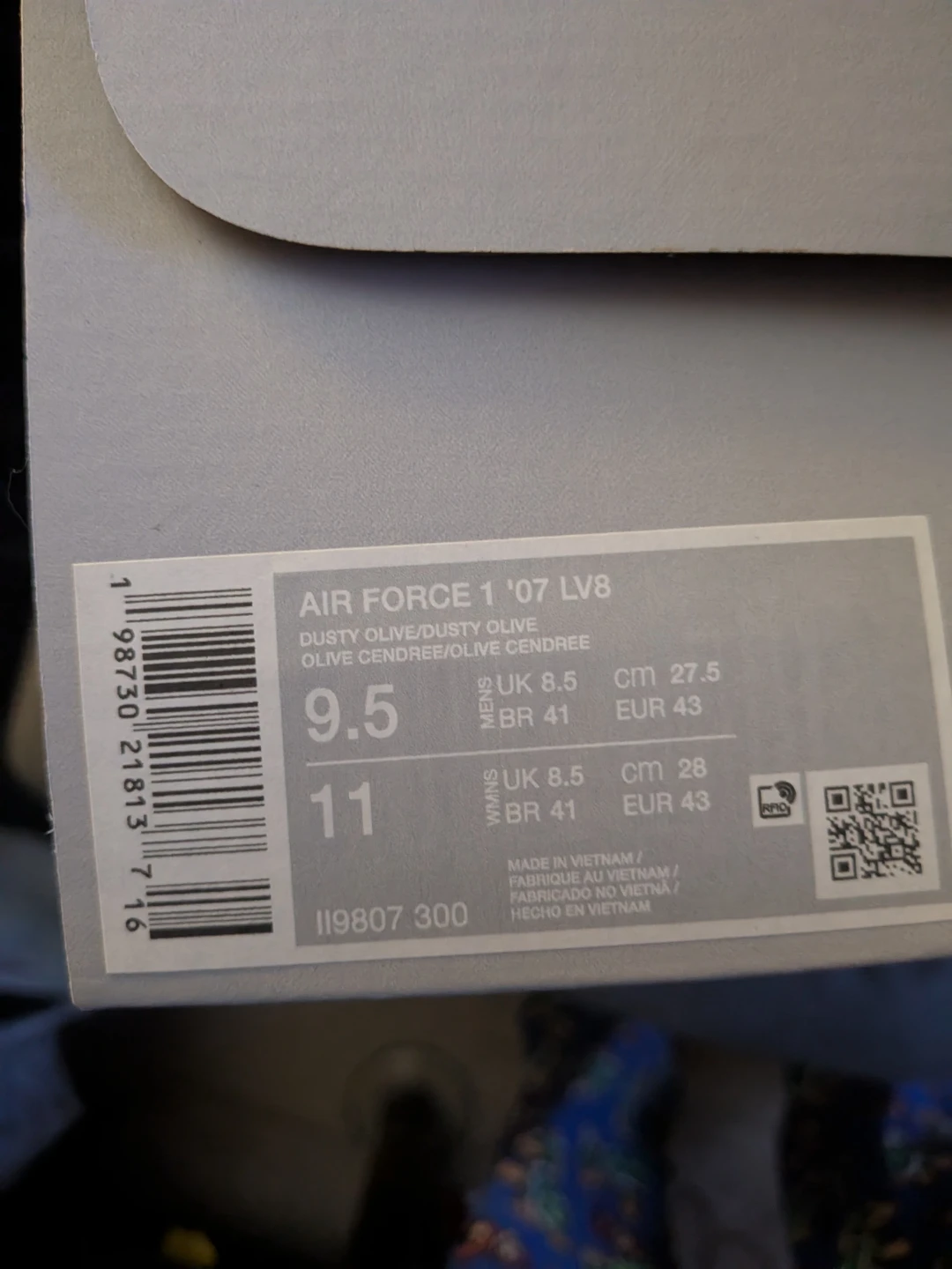 Nike Air Force 1 '07 LV8 Dusty Olive - photo 2