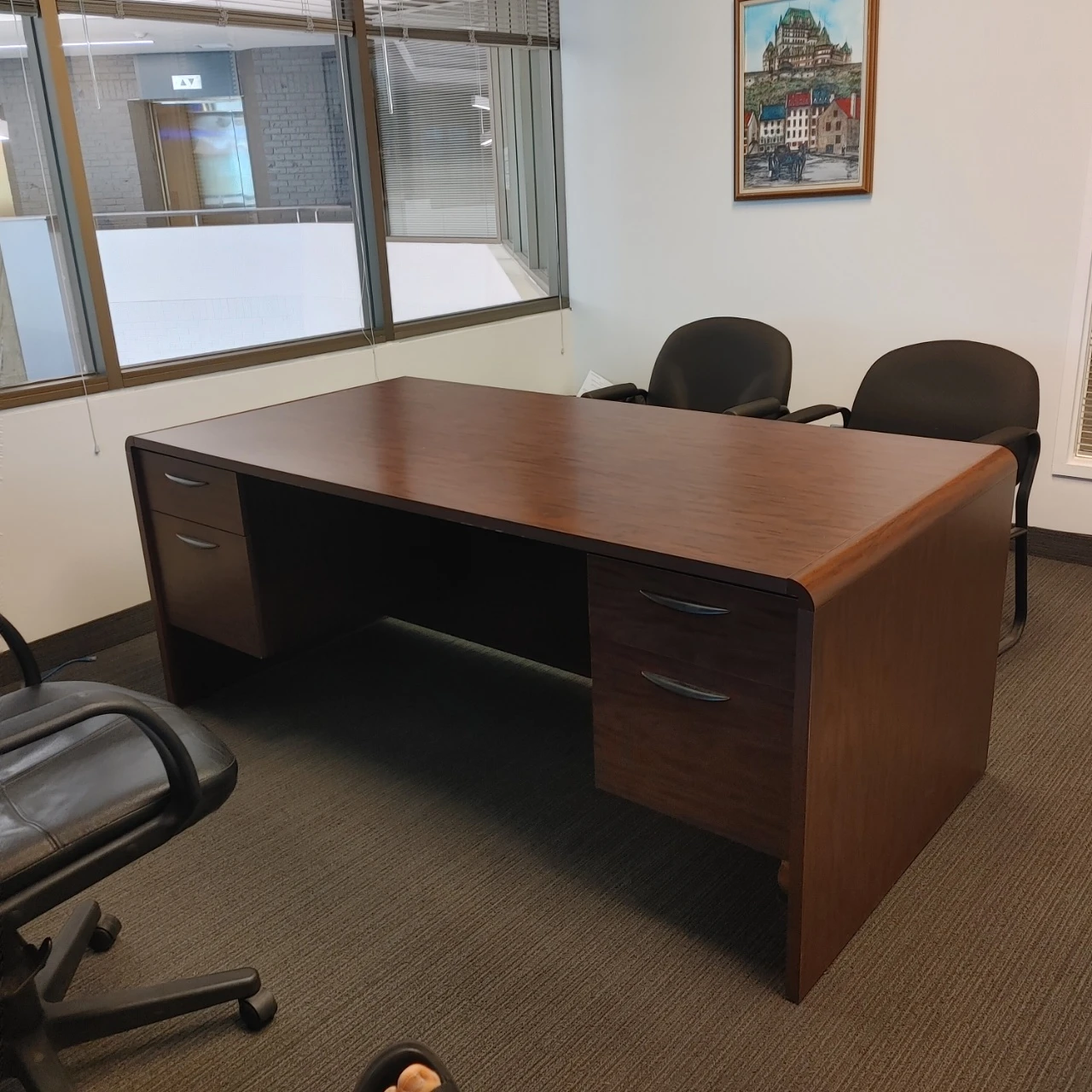 Office Desk with Drawers