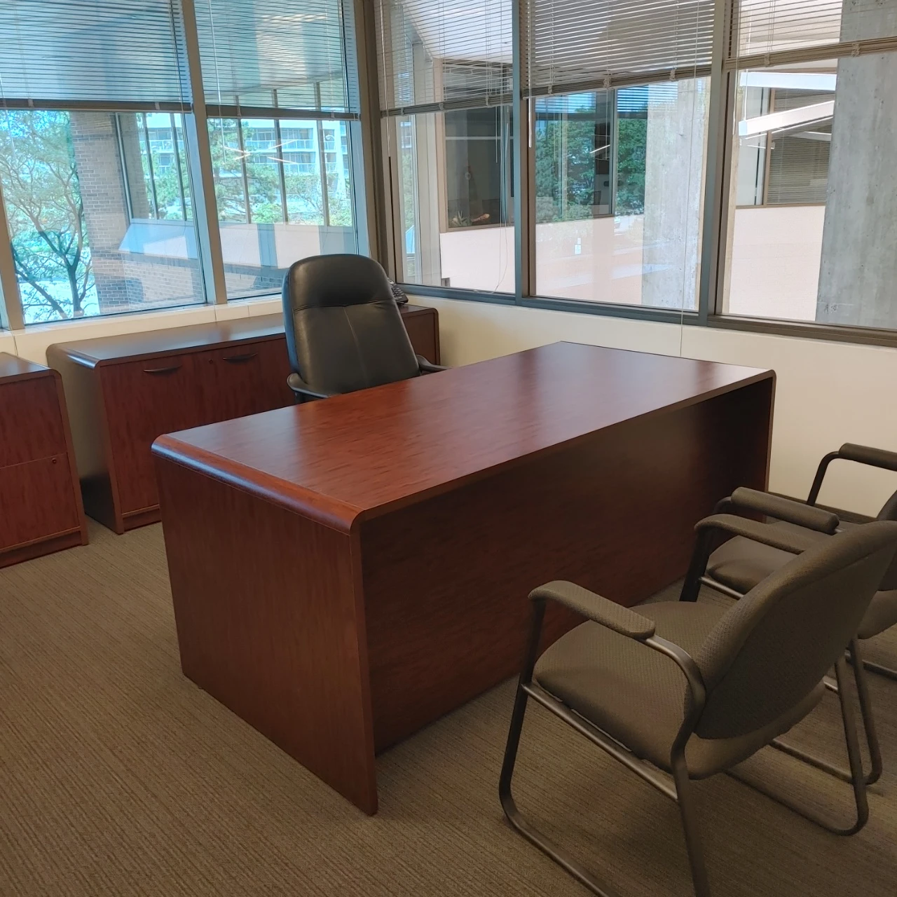 Office Desk with Drawers - photo 2