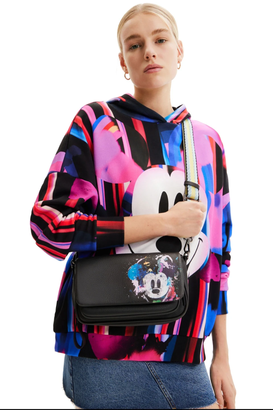 Desigual Midsize Mickey Mouse crossbody bag