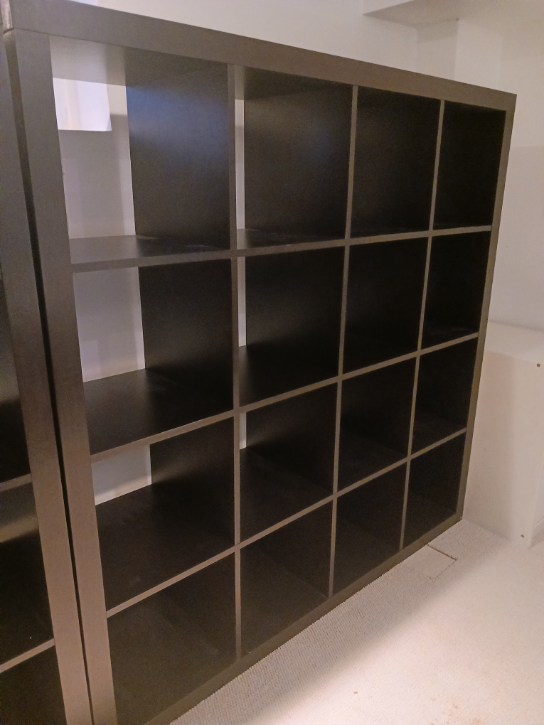 Dark Brown Cube Storage Unit