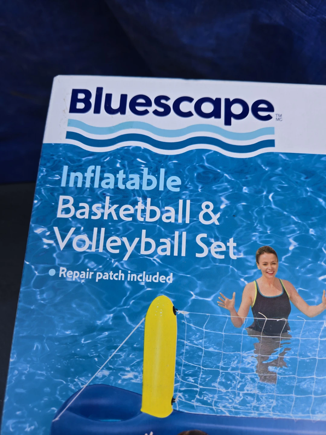 Brand new bluescape inflatable basketball and volleyball set - photo 4