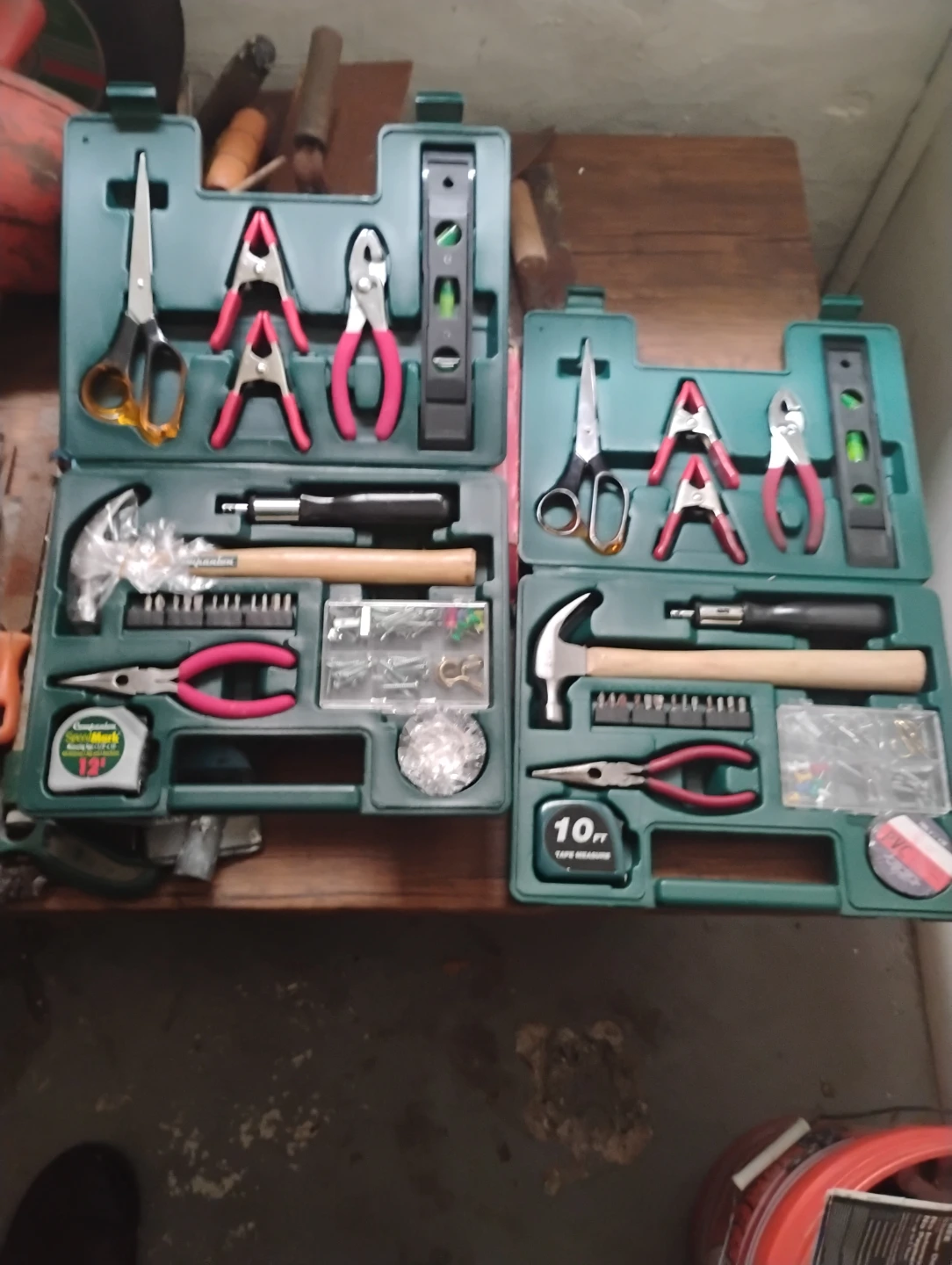 Tool Kit with Hammer, Pliers, and Screwdrivers