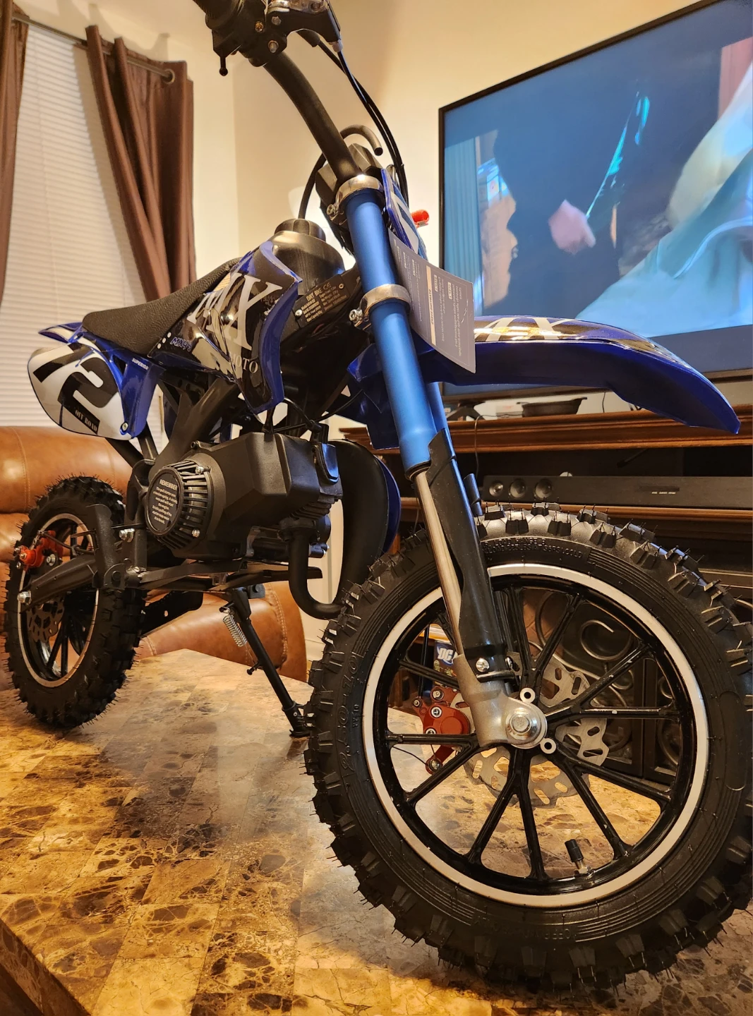 50cc Kids MX Moto Gas Dirt Bike with Gear - photo 2