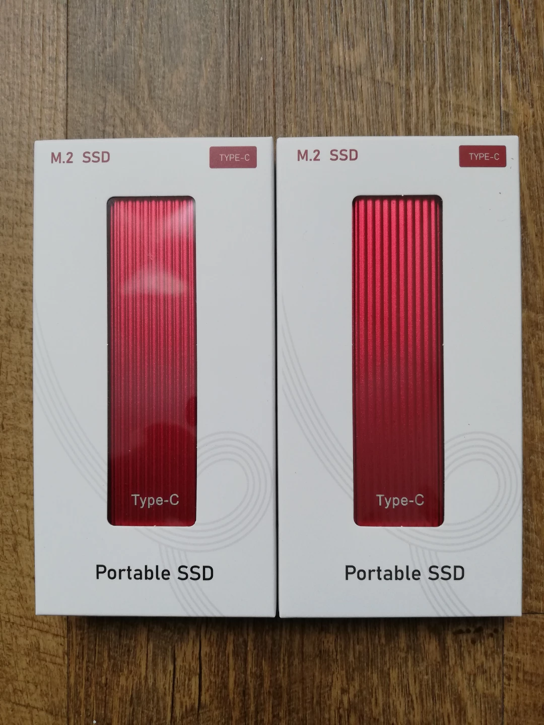 Red 16TB M.2 Portable SSD Type-C Enclosure