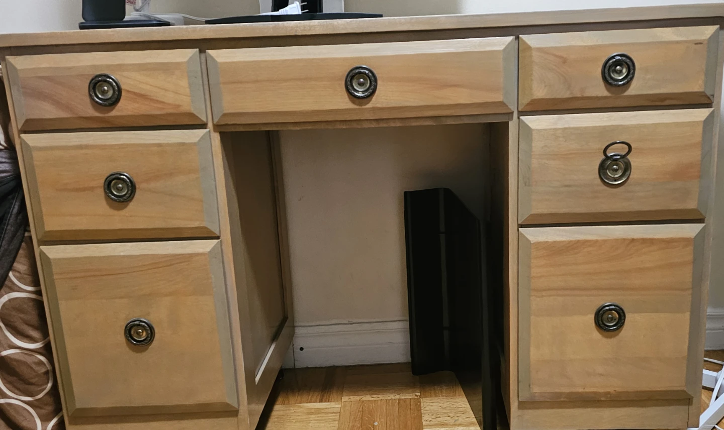Office Desk | Wooden Desk with Drawers - photo 3