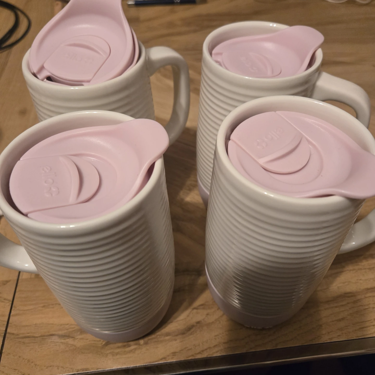 Ello Ceramic Mugs with Lids (Set of 4) - photo 2