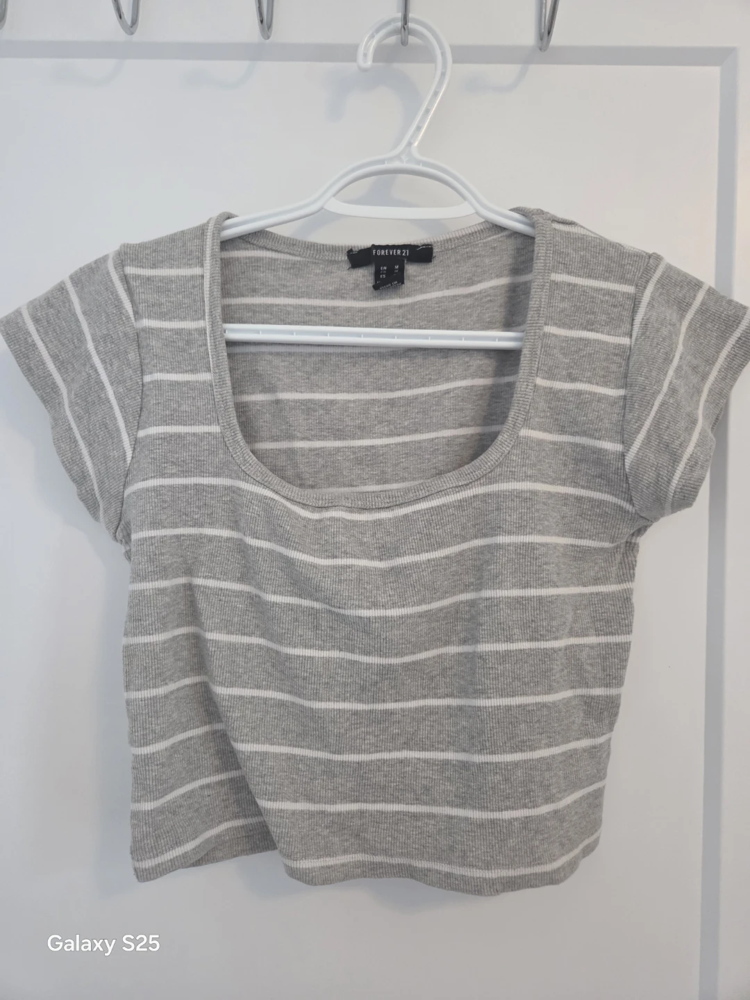 Forever 21 Striped Cropped Top - Size M