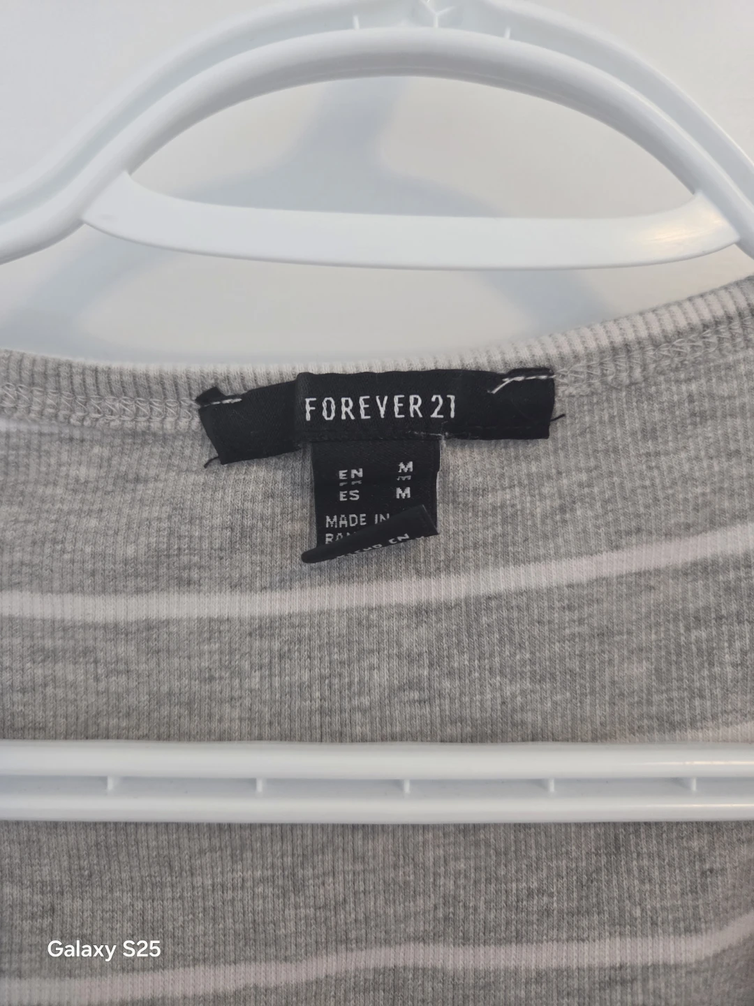 Forever 21 Striped Cropped Top - Size M - photo 2