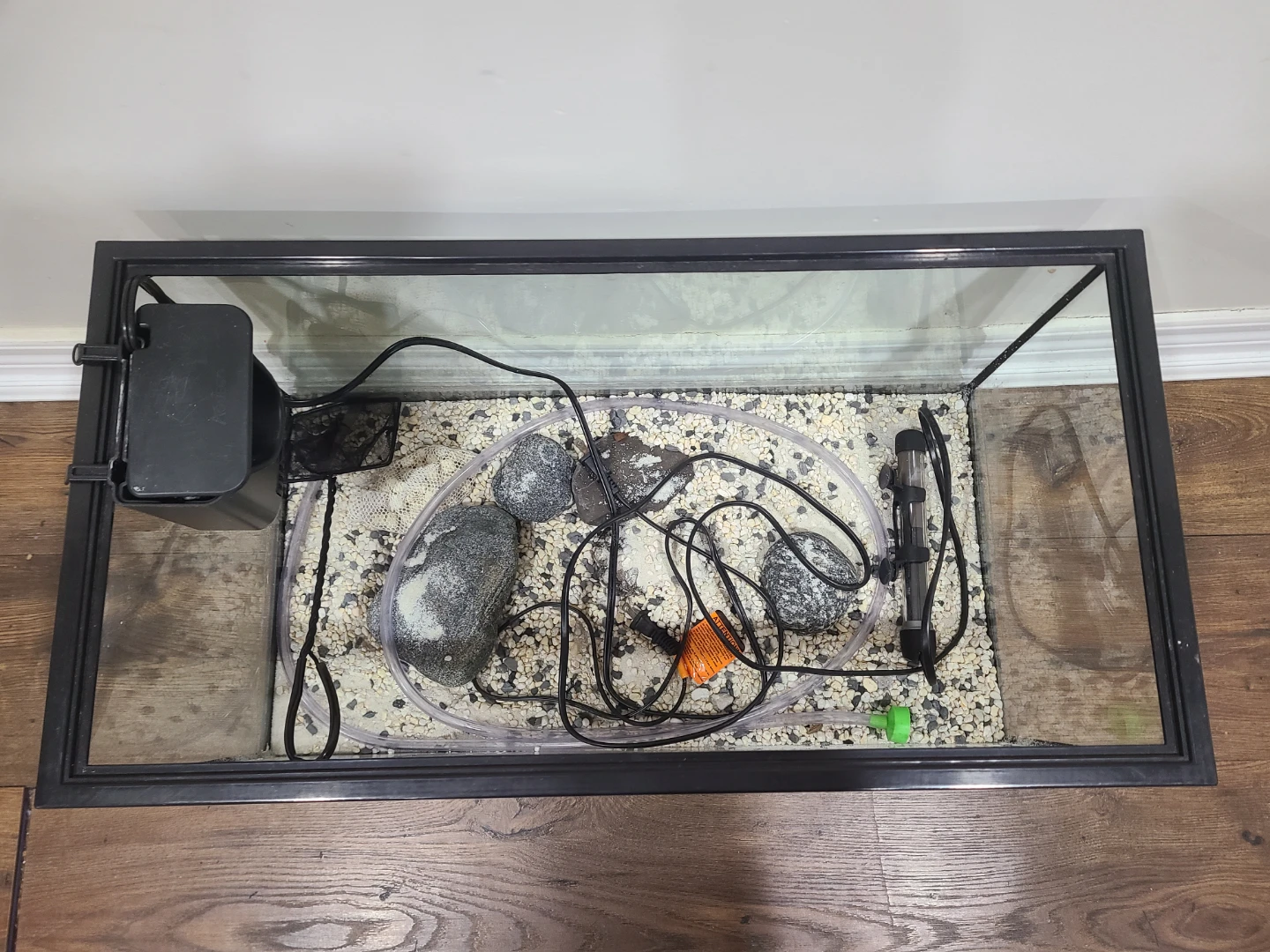 Used Aquarium Setup with Filter and Heater