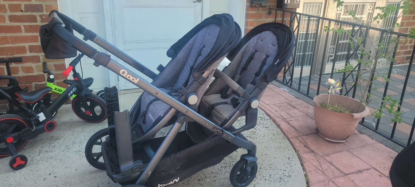 Joovy Qool Twin Stroller - Gray - photo 5