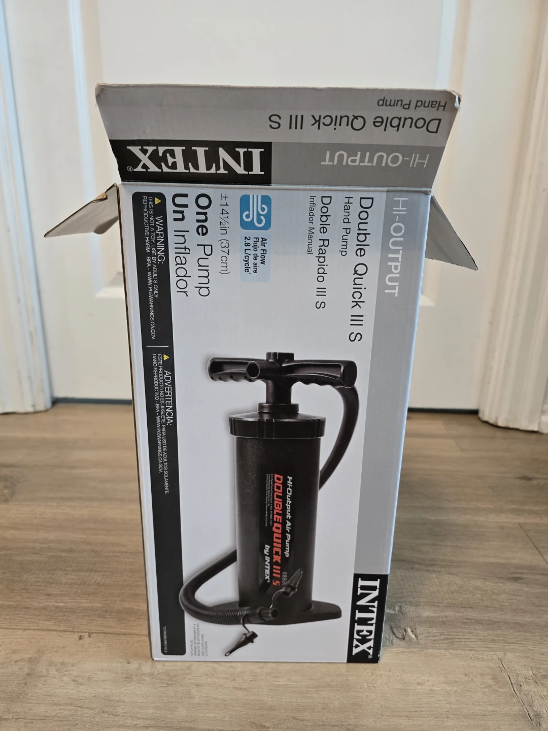 Intex Double Quick III S Hand Pump, 14 1/2 in (37cm) - Like New - photo 2
