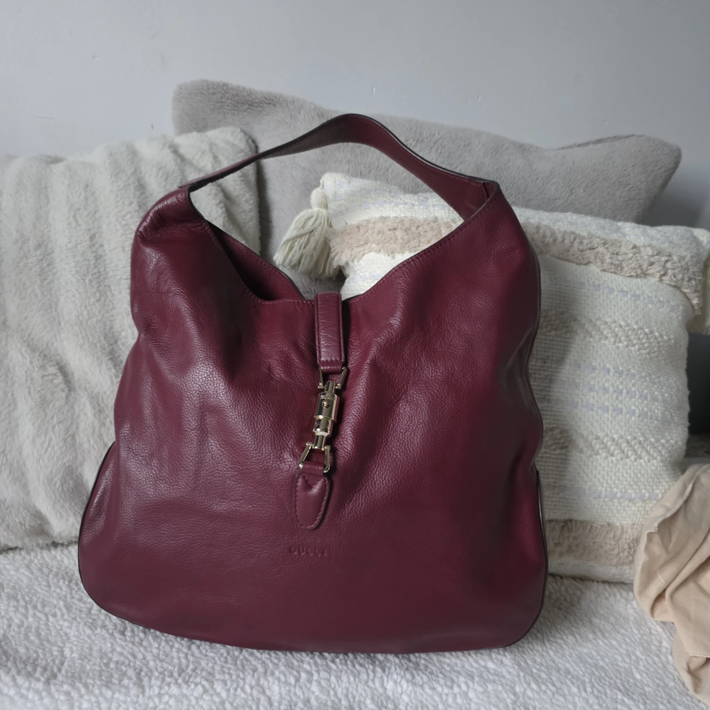 Gucci Leather Hobo Bag
