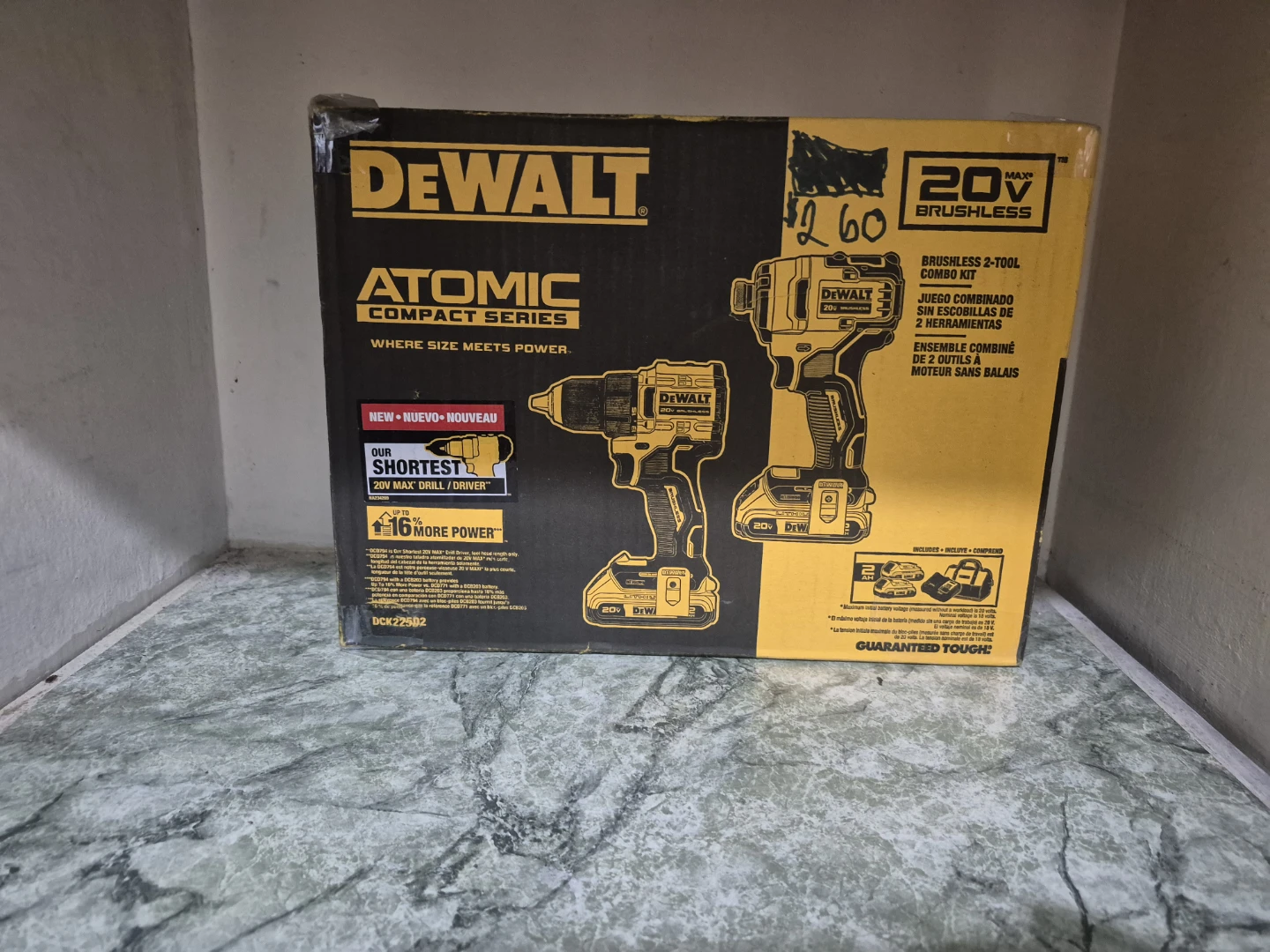 DEWALT ATOMIC 20V MAX Brushless 2-Tool Combo Kit
