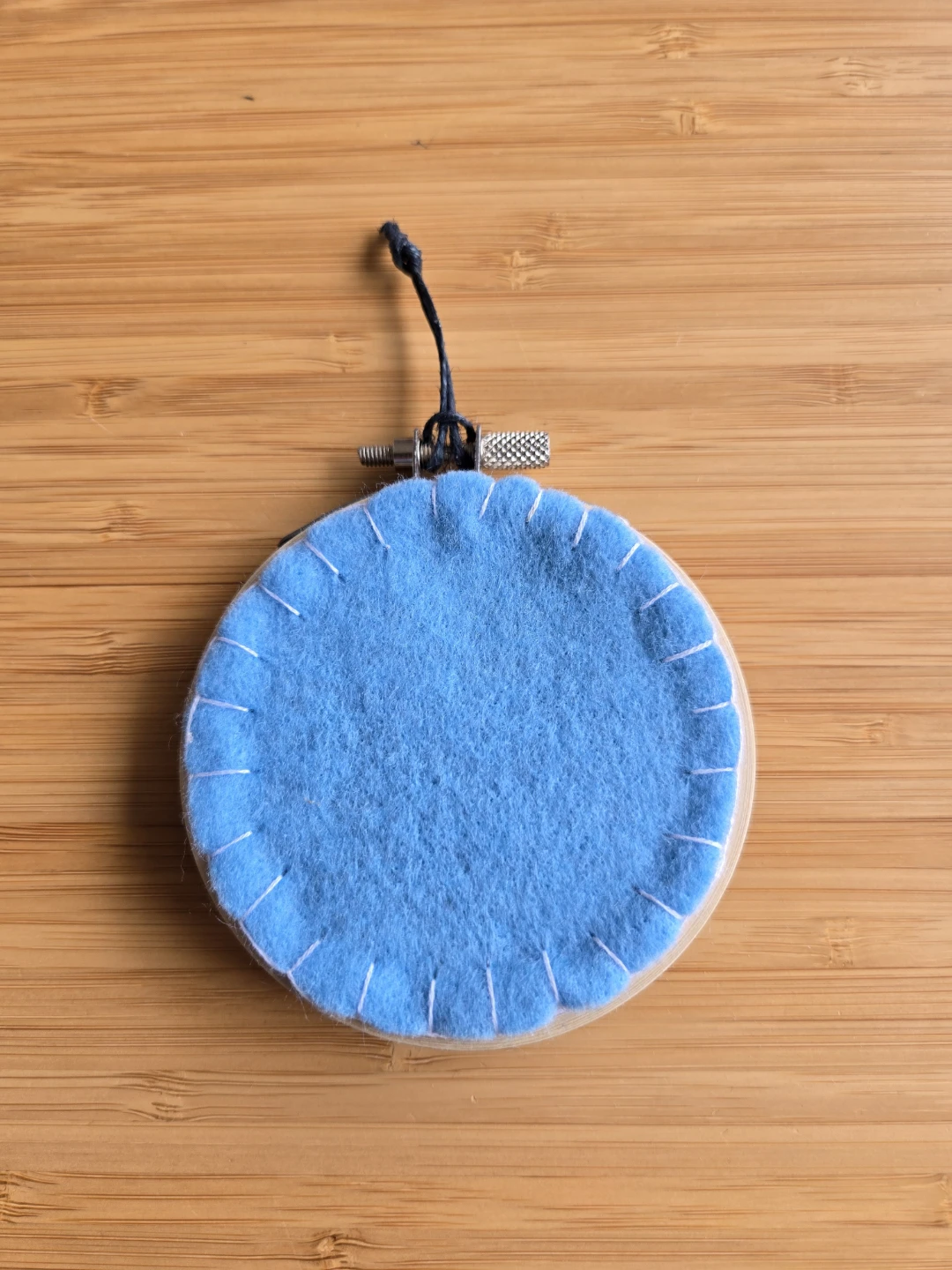 Handmade Embroidered Pomegranate 3.5inch Hoop Art - photo 3