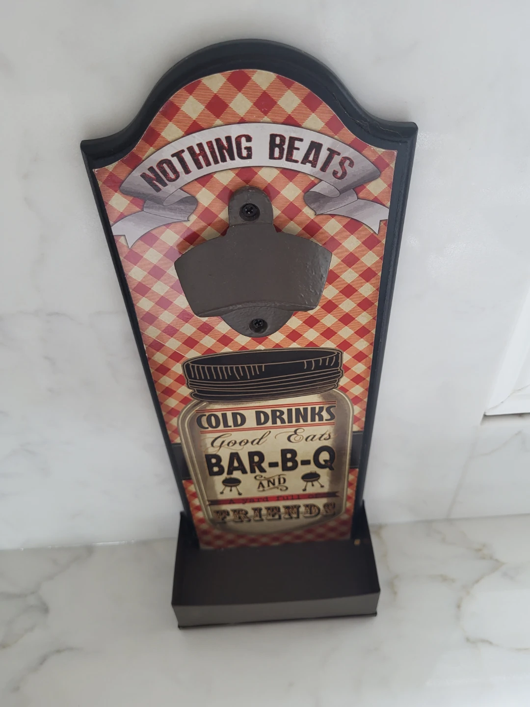 Wall Mount Bottle Opener - Bar-B-Q & Friends Theme - photo 2