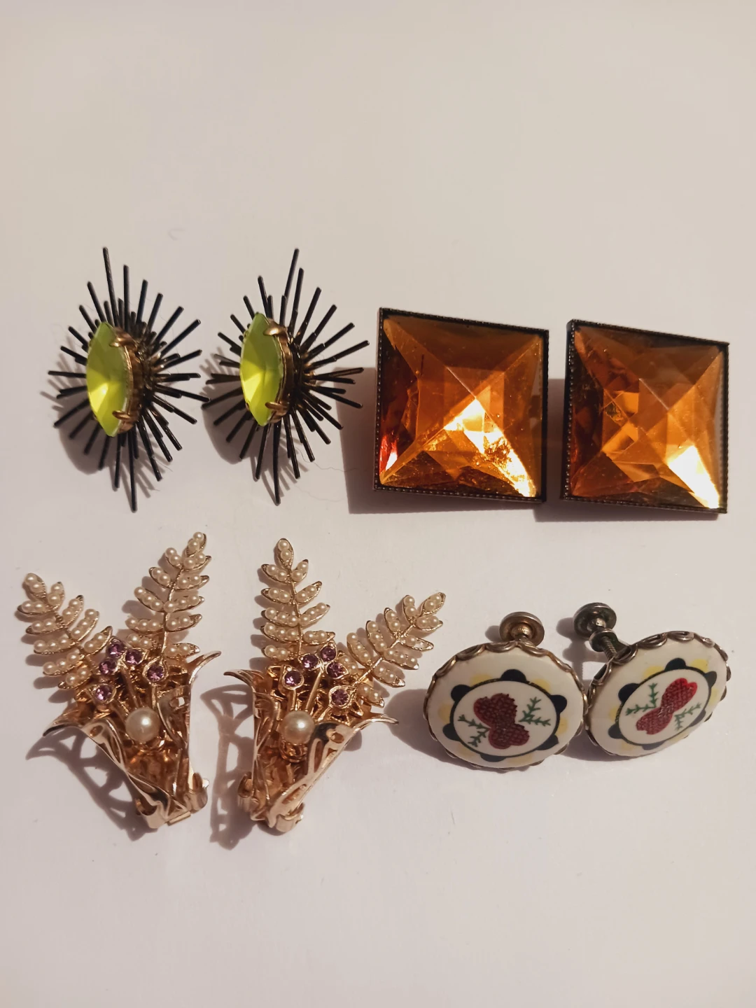 Gorgeous Assorted Vintage Earrings . $15  EACH !!