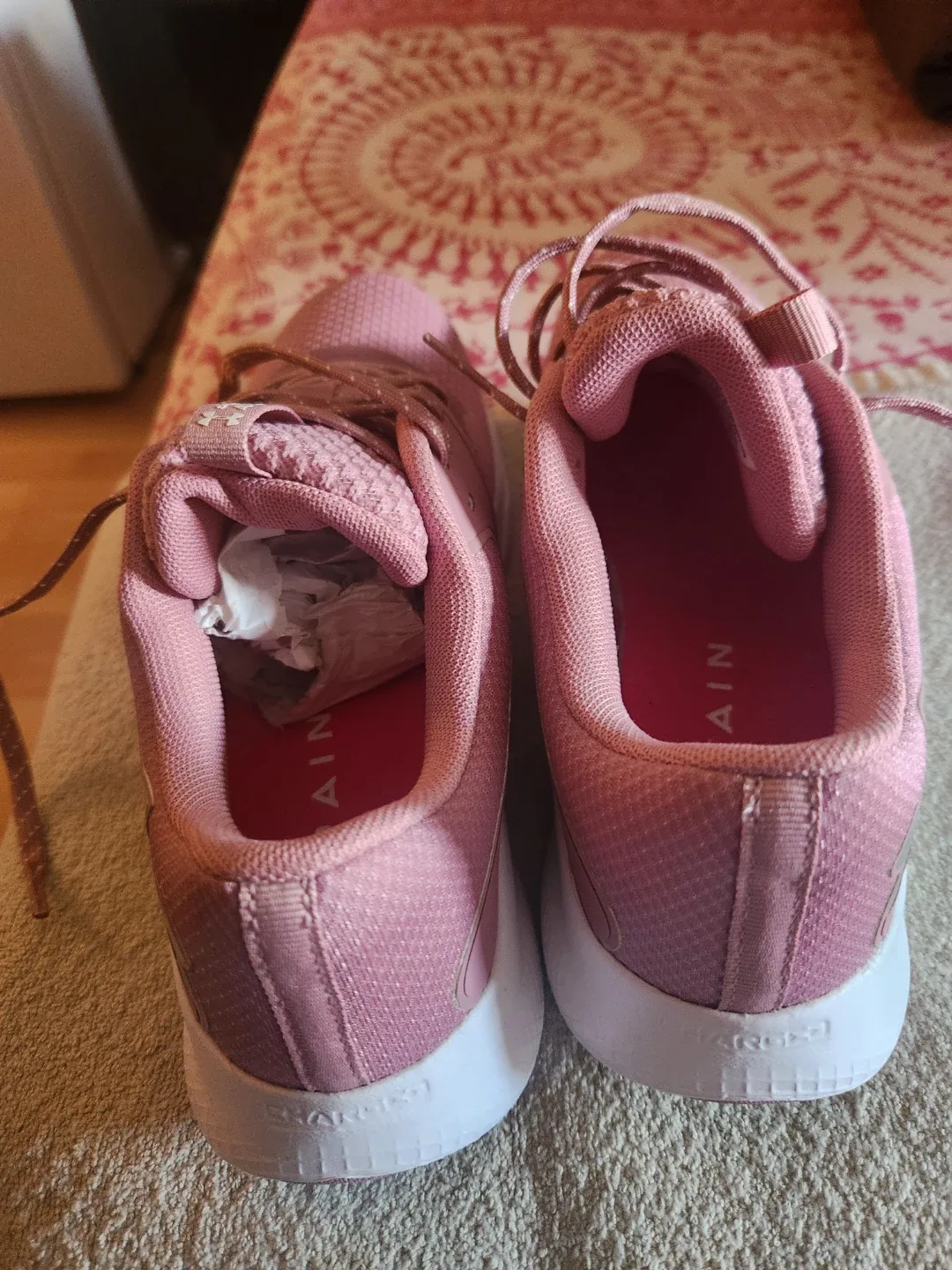 Under Armour Pink Running Shoes