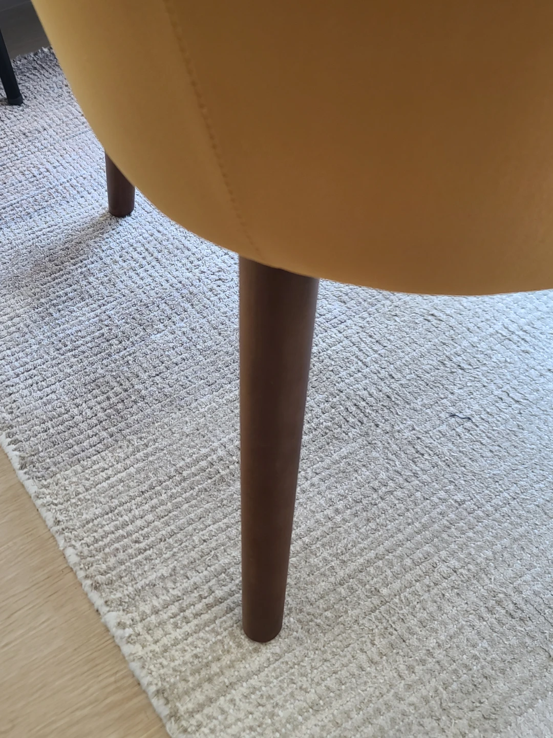 Accent Chair - Mustard Yellow Velvet - photo 5