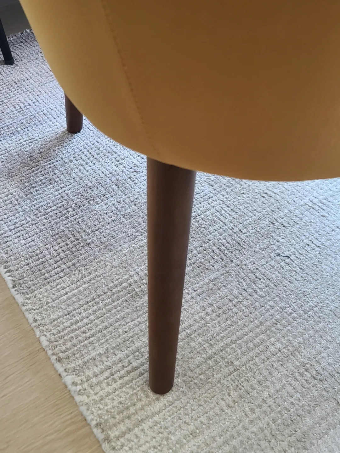 Accent Chair - Mustard Yellow Velvet - photo 5