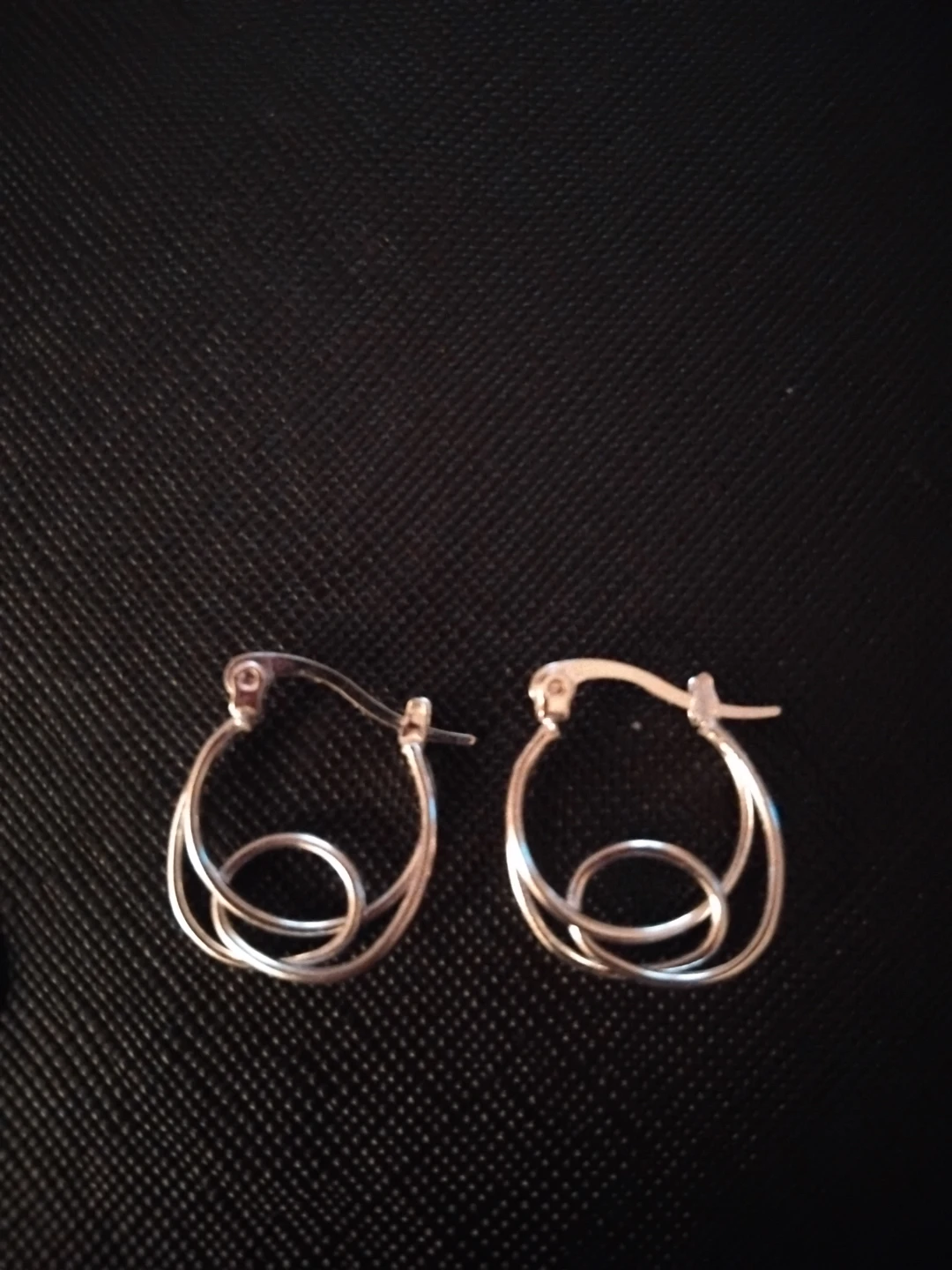 Sterling Silver Dangle Earrings and Hoop Earrings Set - photo 3