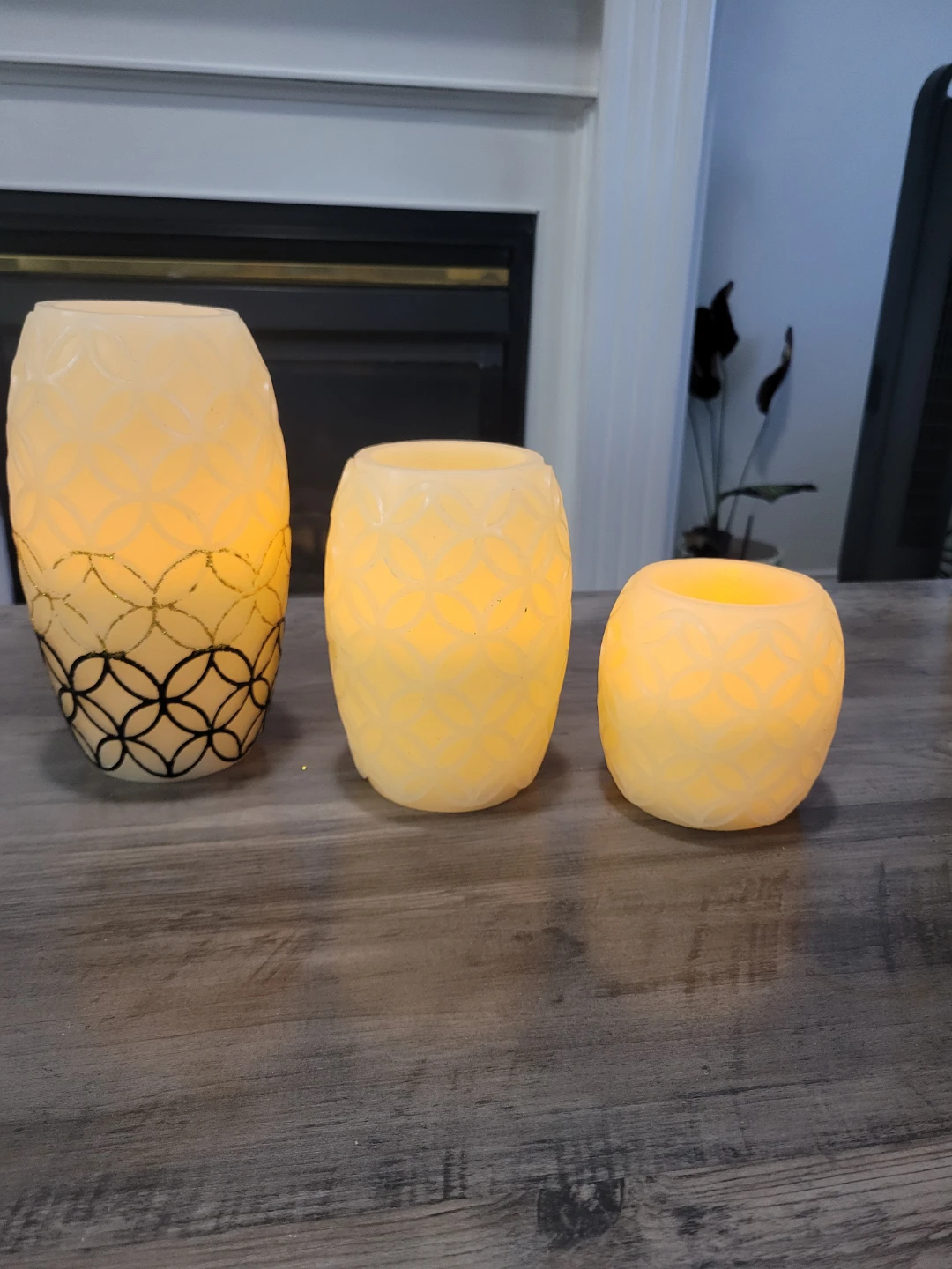Set of 3 LED Flameless Candles