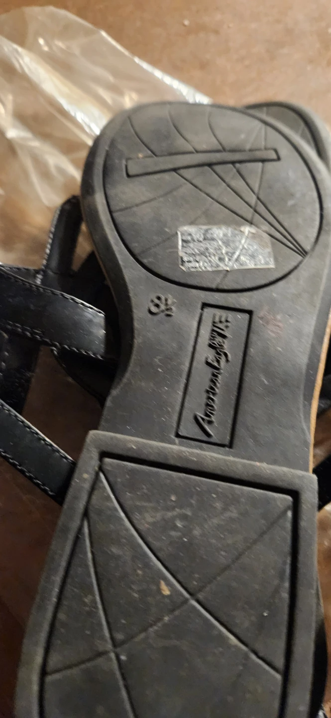 American Eagle Black Strappy Sandals - Size 8.5 - photo 4