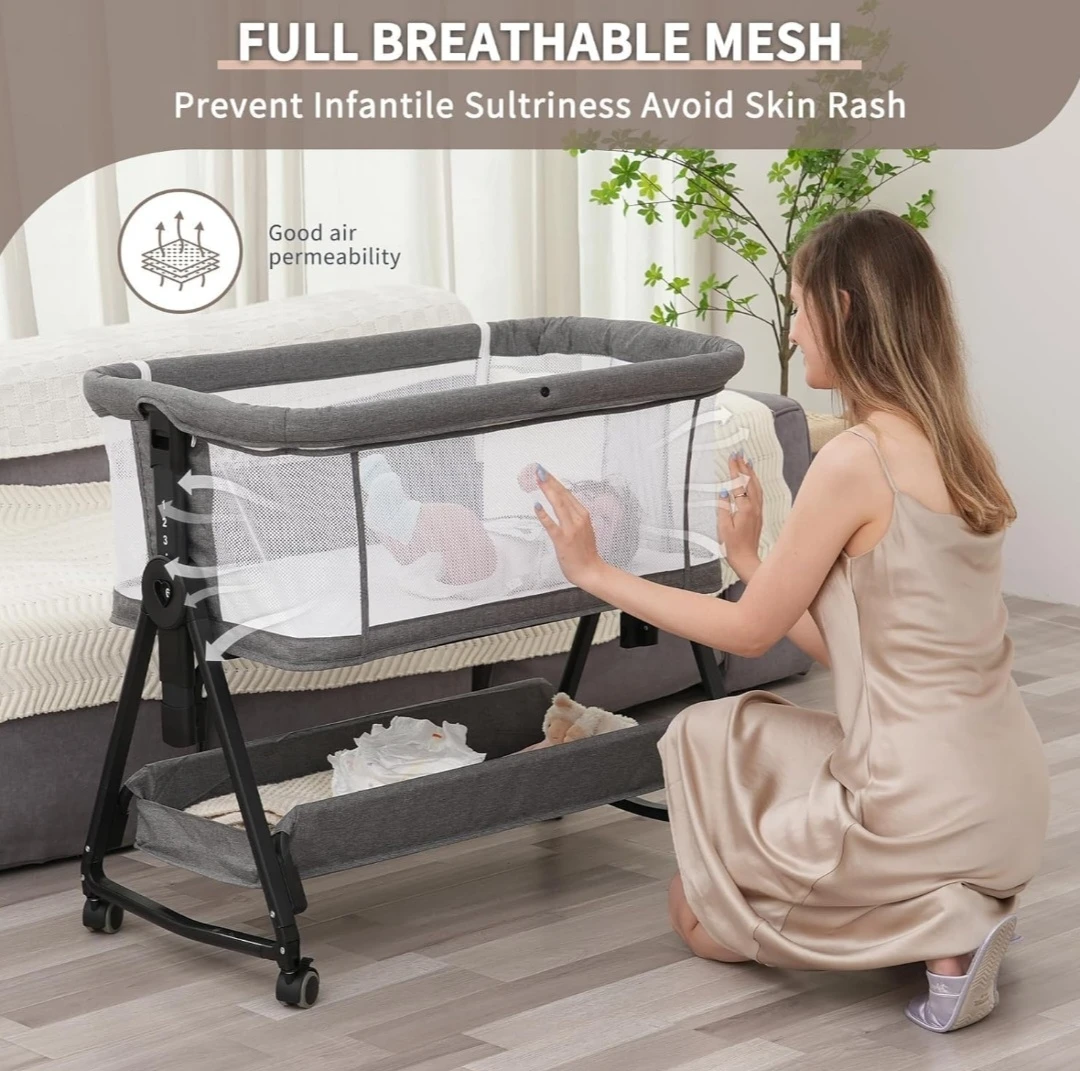 7 height adjustable baby bassinet - photo 2
