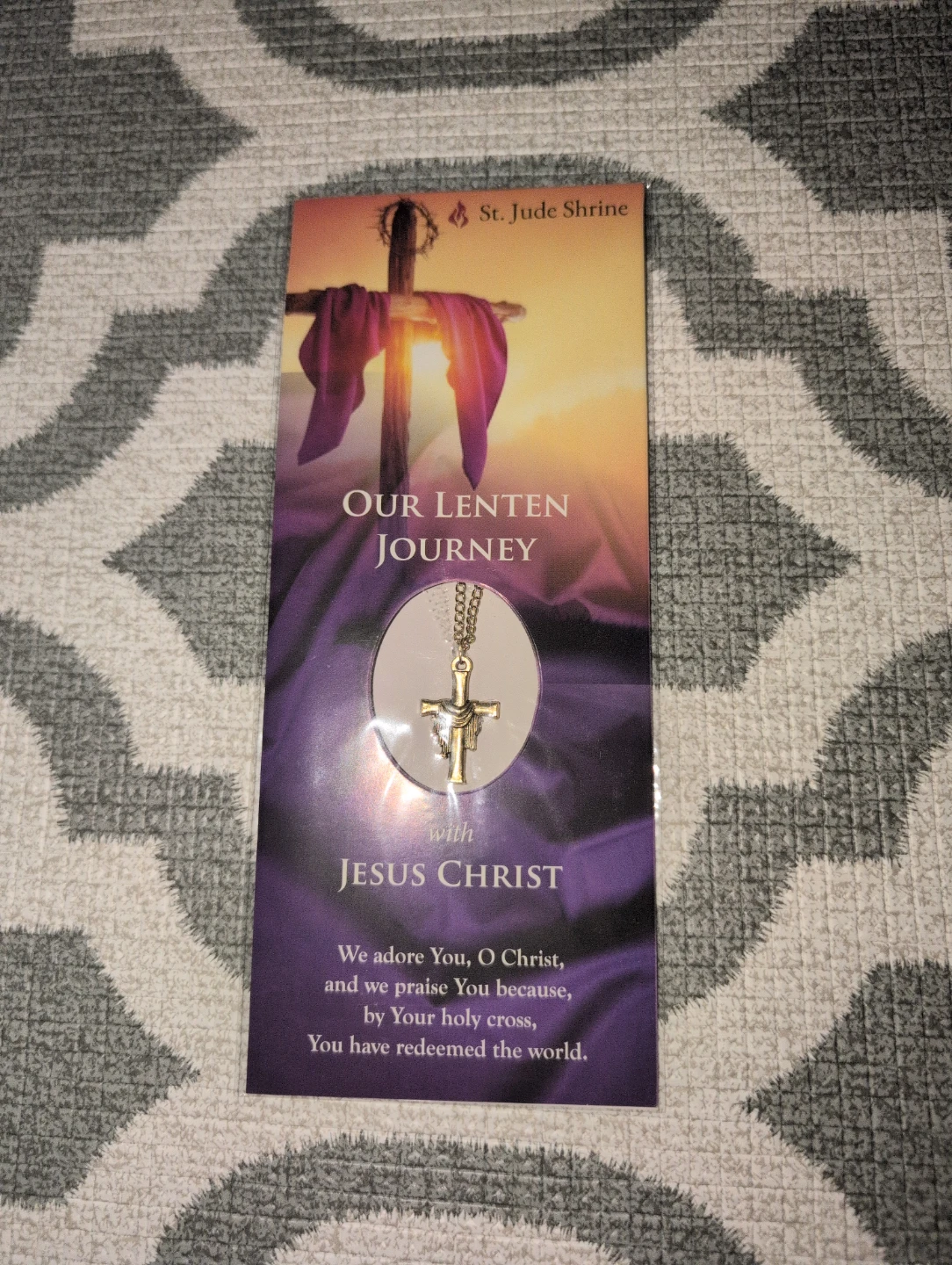 St. Jude Shrine Our Lenten Journey Necklace
