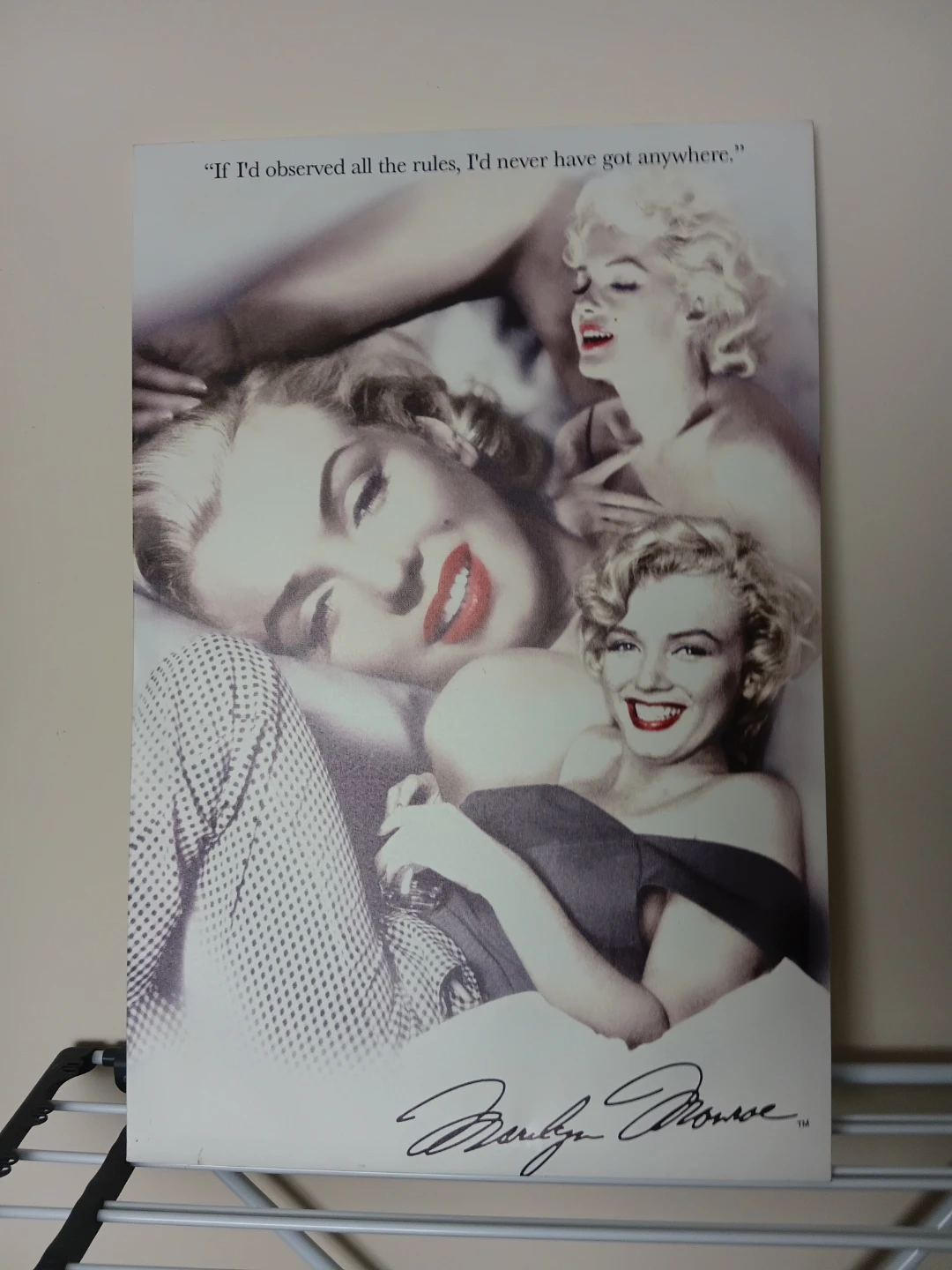 Marilyn Monroe Poster with Quotes