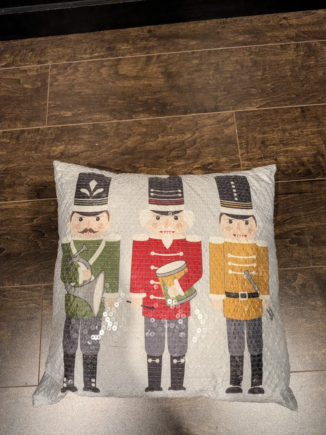 Decorative Throw Pillow - Nutcracker Design