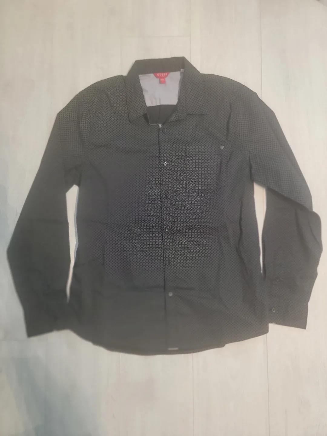 Guess Dress Men's Long Sleeve Button-Up Shirt - Size L